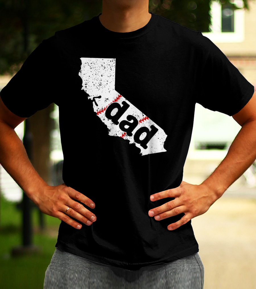 California Dad Baseball Softball Best T-Shirt