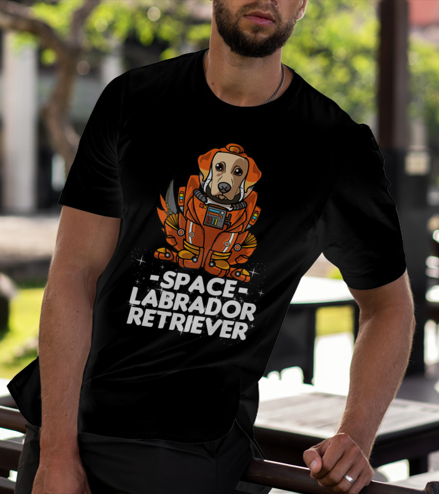 Space Labrador Retriever Space Suit Dog T-Shirt