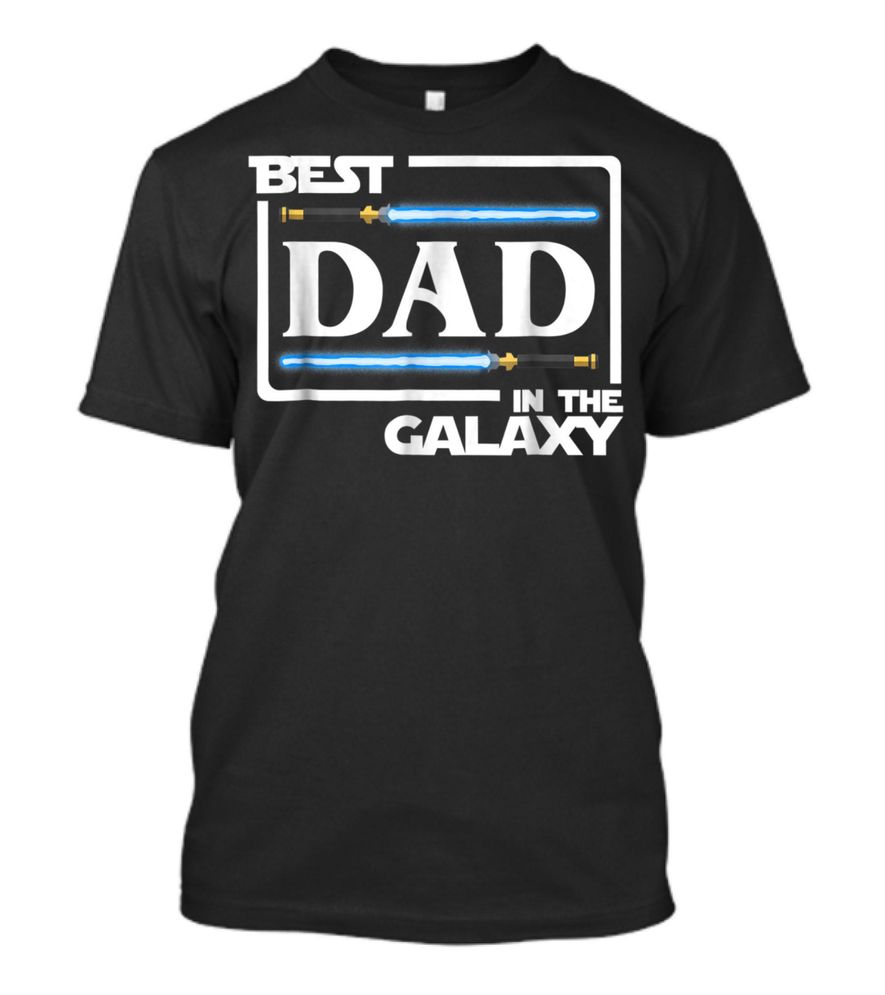 Best Dad In The Galaxy Lightsaber T-Shirt
