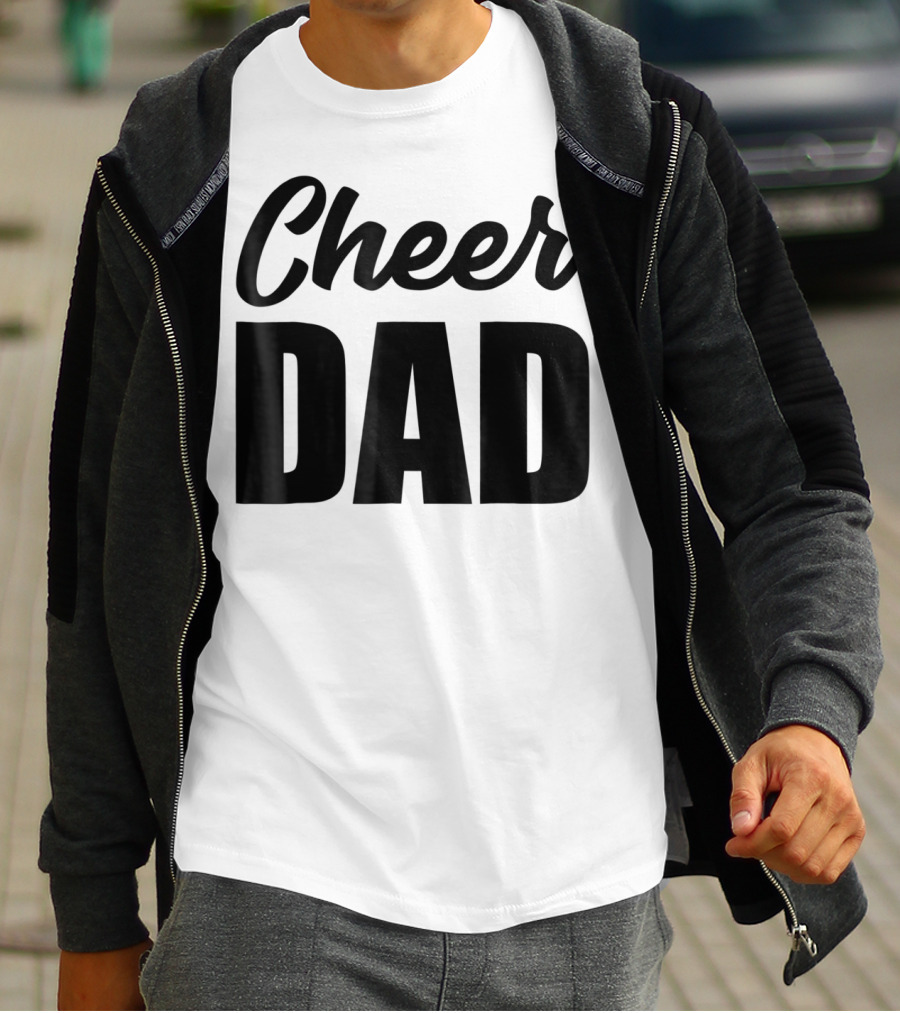 Cheerleading Cheer Dad Daddy T-Shirt