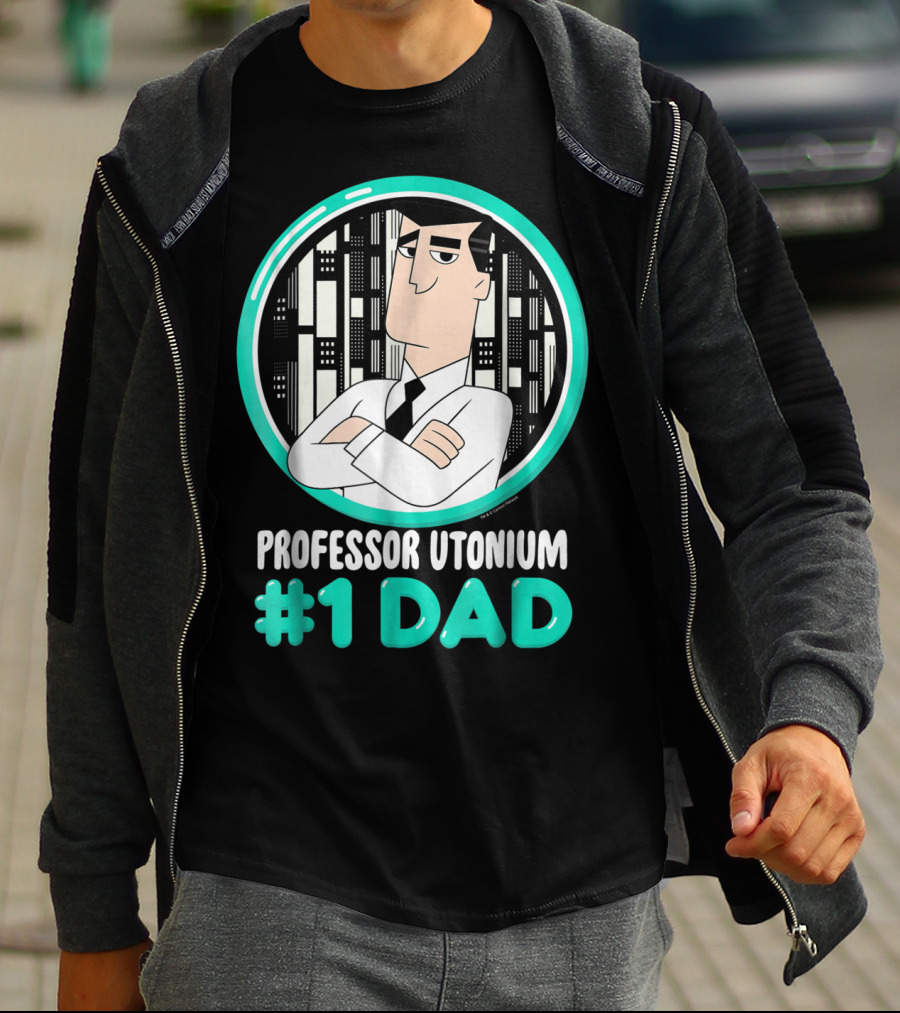 CN Powderpuff Girls Professor Utonium #1 Dad T-Shirt