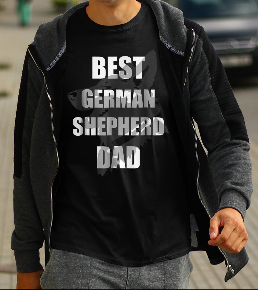 Best German Shepherd Dad T-Shirt