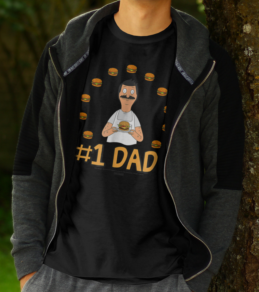 1 Dad Bob's Burgers With Burger Ring T-Shirt