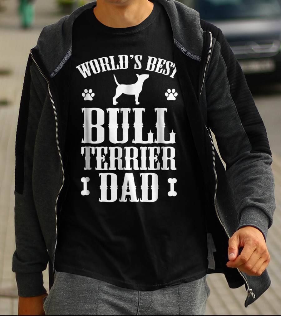 World's Best Bull Terrier Dad T-Shirt