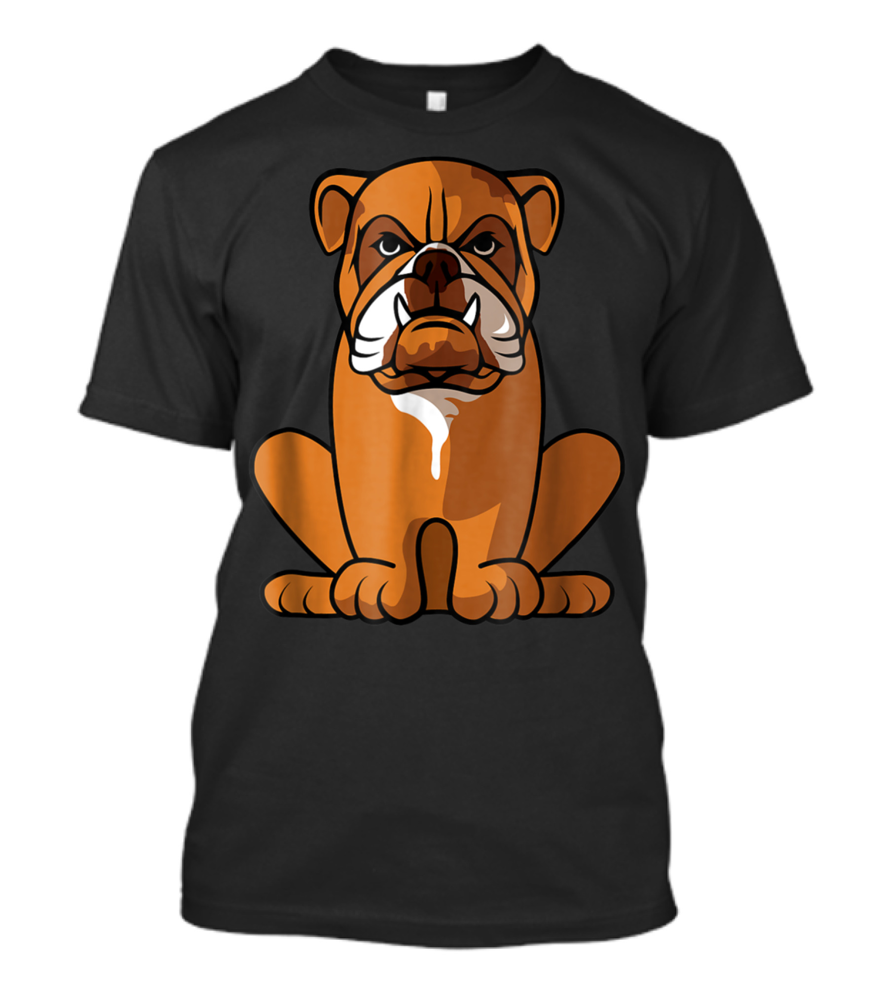 Bulldog Sitting And Waiting For The Holidays To Come T-Shirt