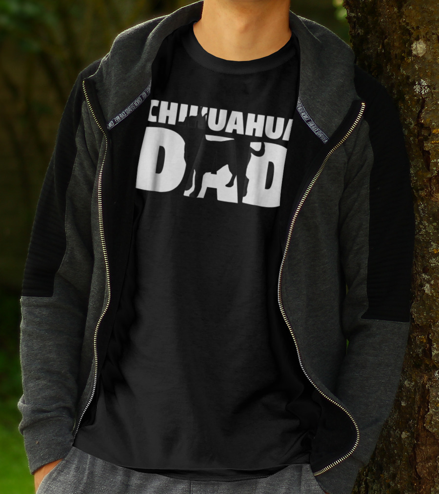 Chihuahua Dad Chihuahua Father Dog Dad T-Shirt