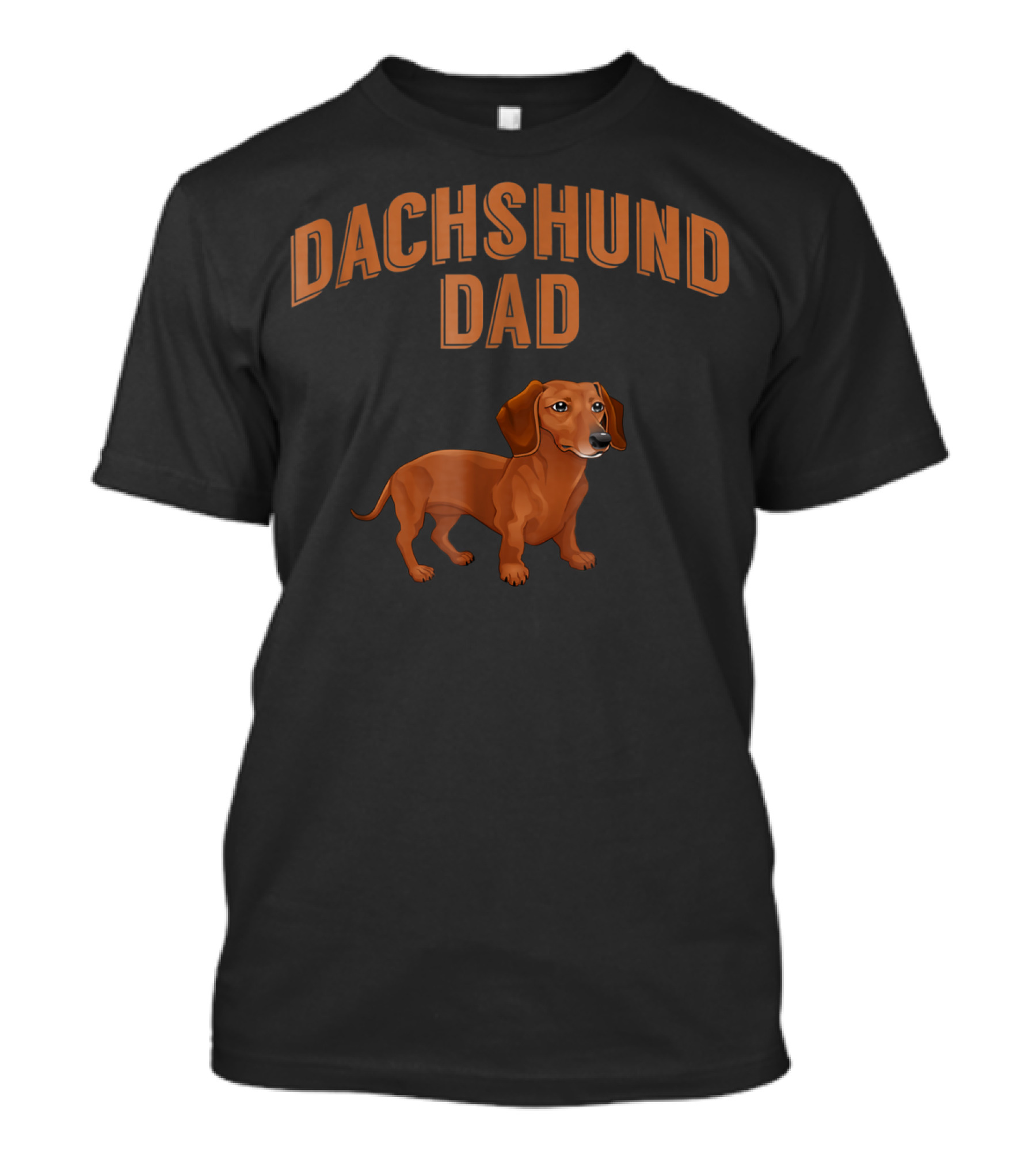 Dachshund Dad Dog Lovers20 Brown Sausage Dog T-Shirt