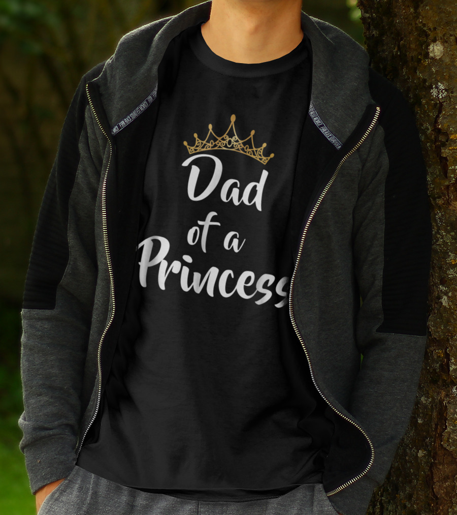 Dad Of A Princess Crown T-Shirt