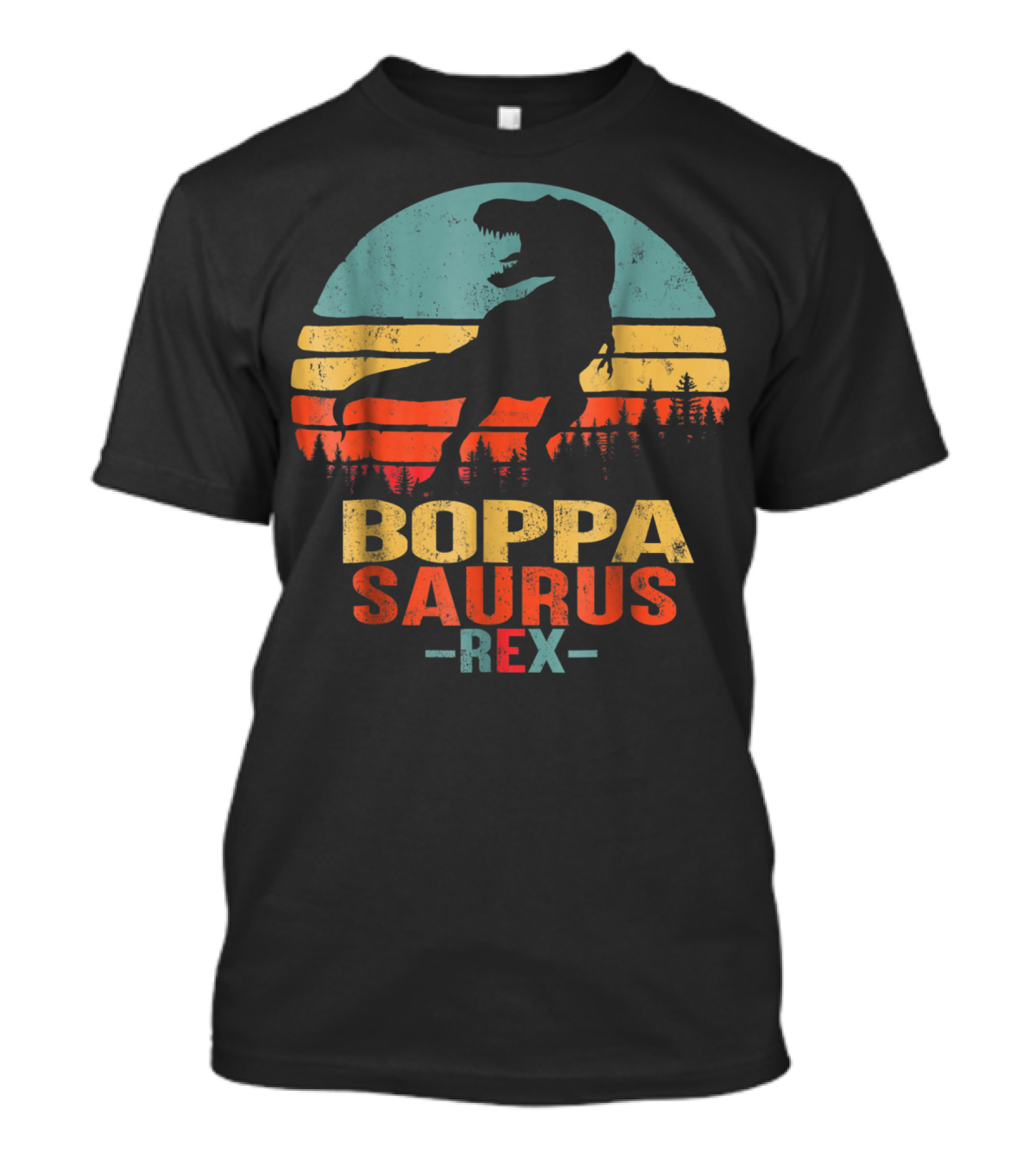 Boppasaurus Rex Dinosaur Dad87 Men Boppasaurus T-Shirt