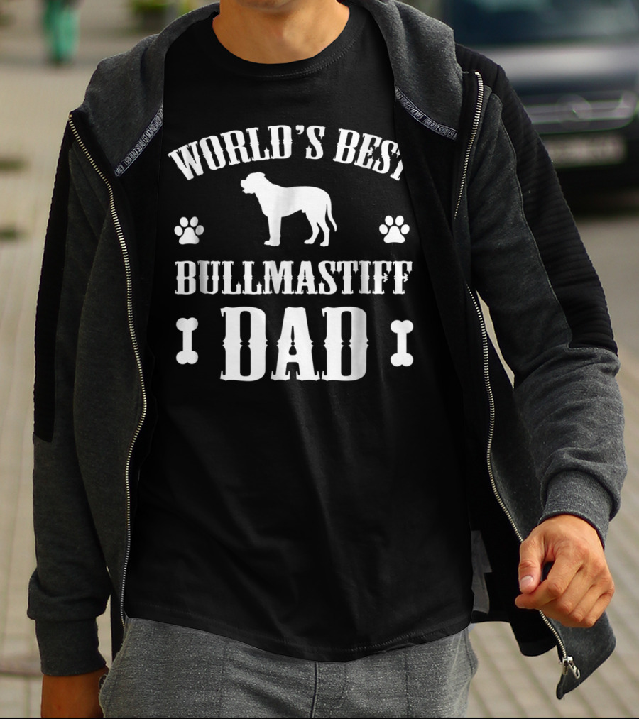 WORLD'S BEST BULLMASTIFF DAD T-Shirt