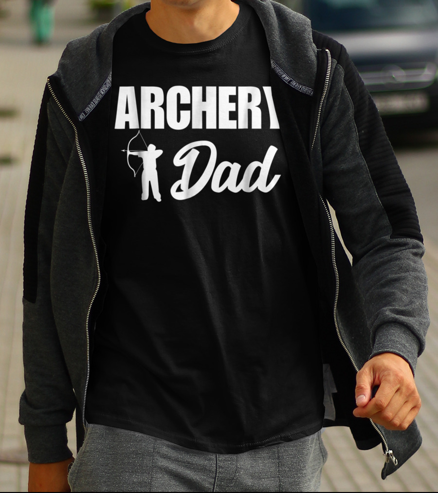 ARCHERY DAD Funny Bowman Archer Novelty T-Shirt
