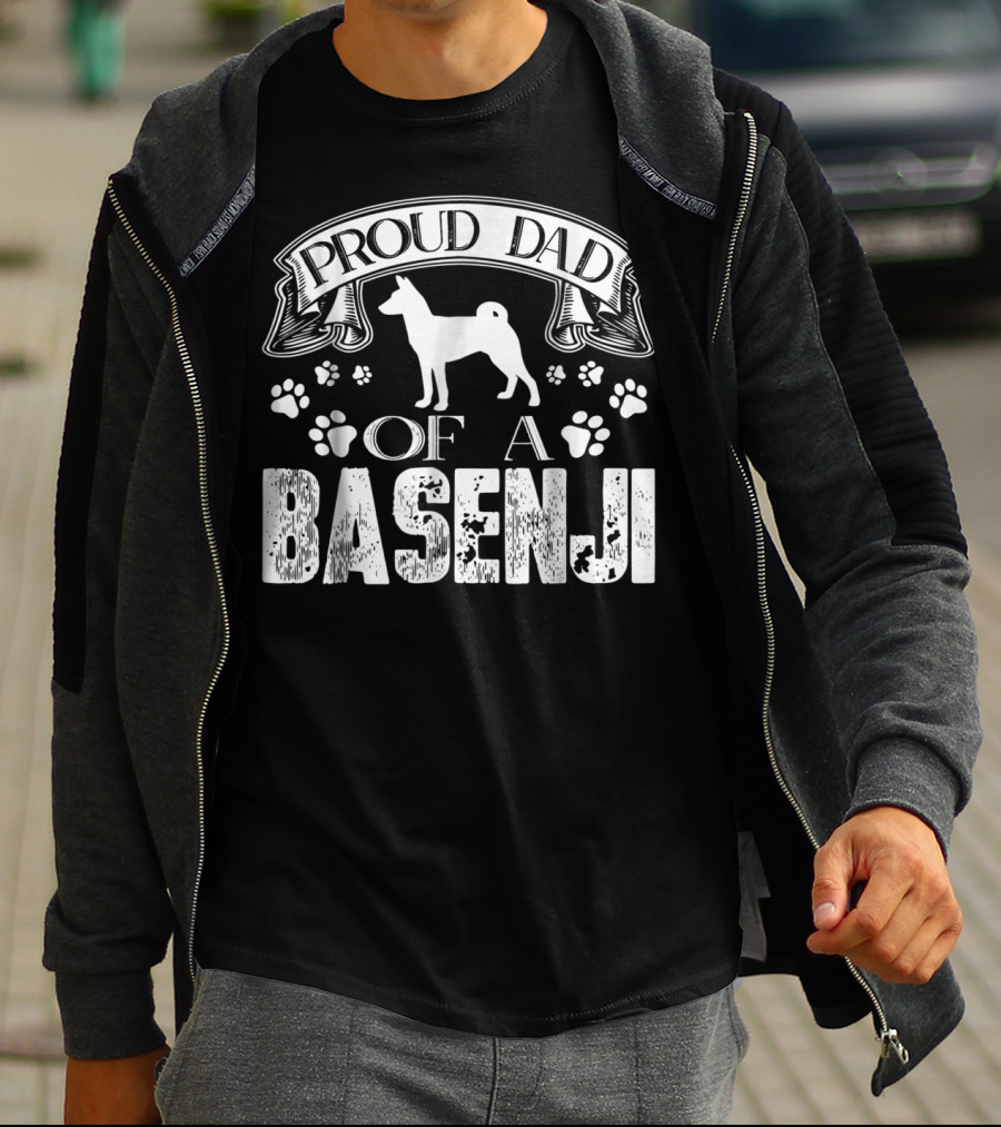Proud Dad Of A Basenji T-Shirt