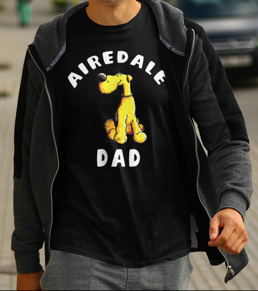 Airedale Terrier Dad T-Shirt
