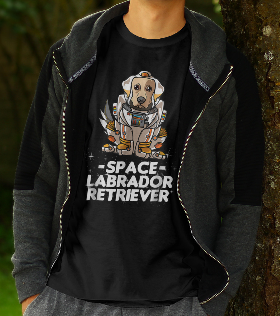 Space Labrador Retriever Astronaut Suit Dog36 T-Shirt