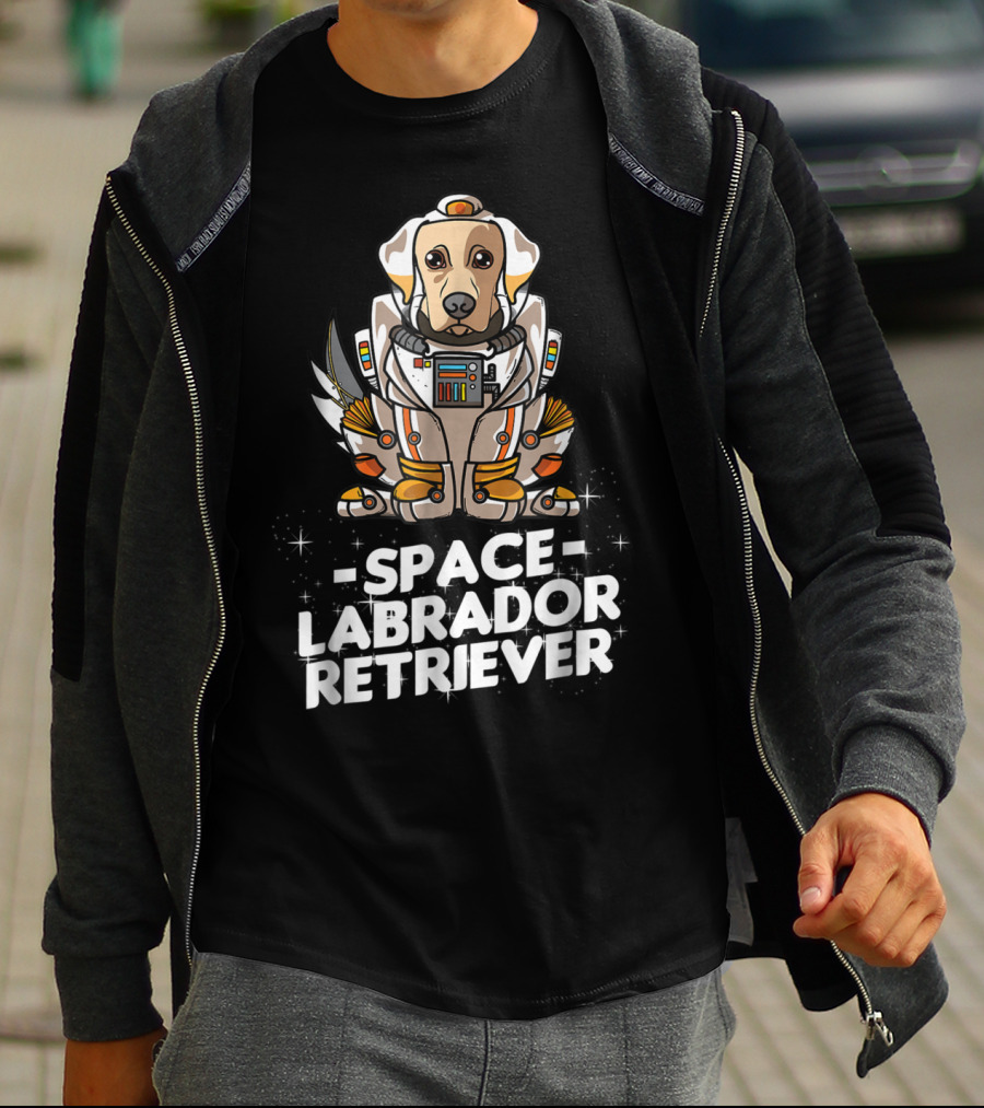 Space Labrador Retriever Astronaut Suit Dog36 T-Shirt