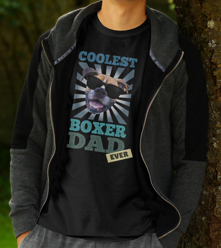 Coolest Boxer Dad Ever T-Shirt
