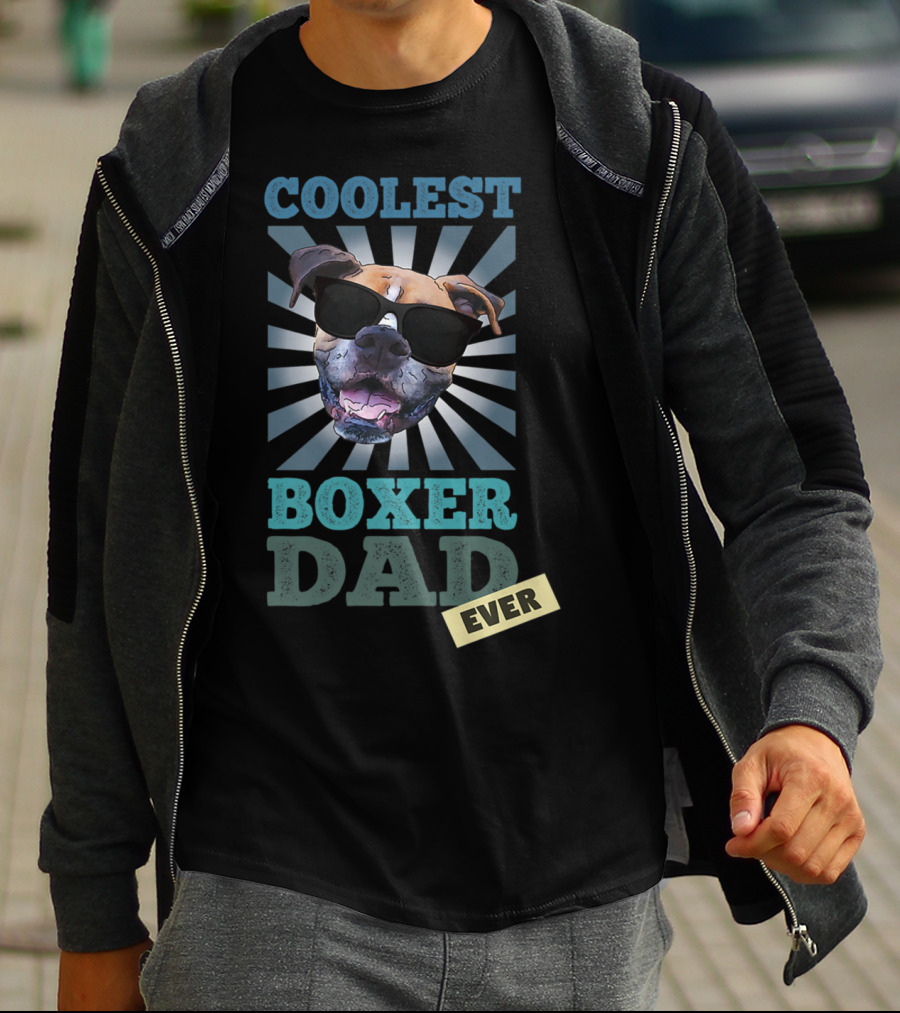 Coolest Boxer Dad Ever T-Shirt