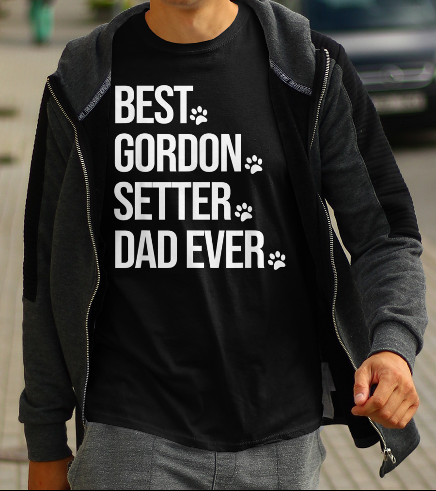 Best Gordon Setter Dad Ever Gordon Setter T-Shirt