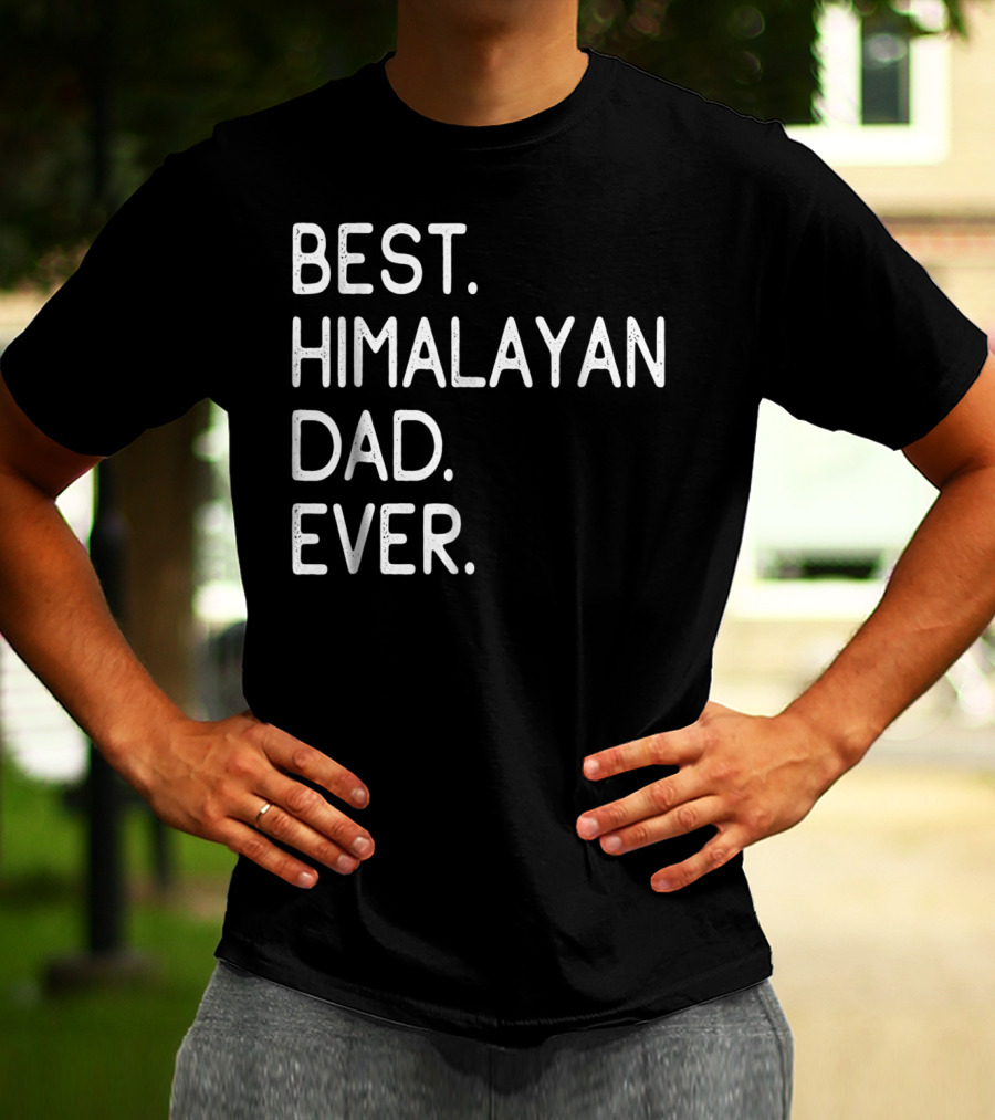 Best Himalayan Dad Ever Proud Owner Kitten Lovers11 T-Shirt