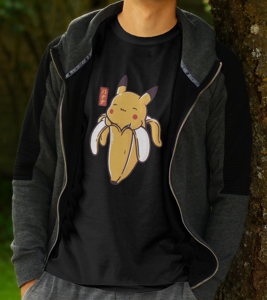 Bananachu Cute Pikachu Banana Fusion T-Shirt