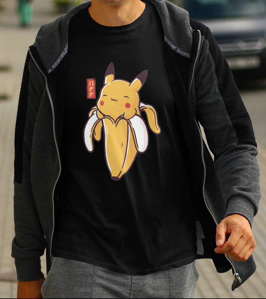 Bananachu Cute Pikachu Banana Fusion T-Shirt