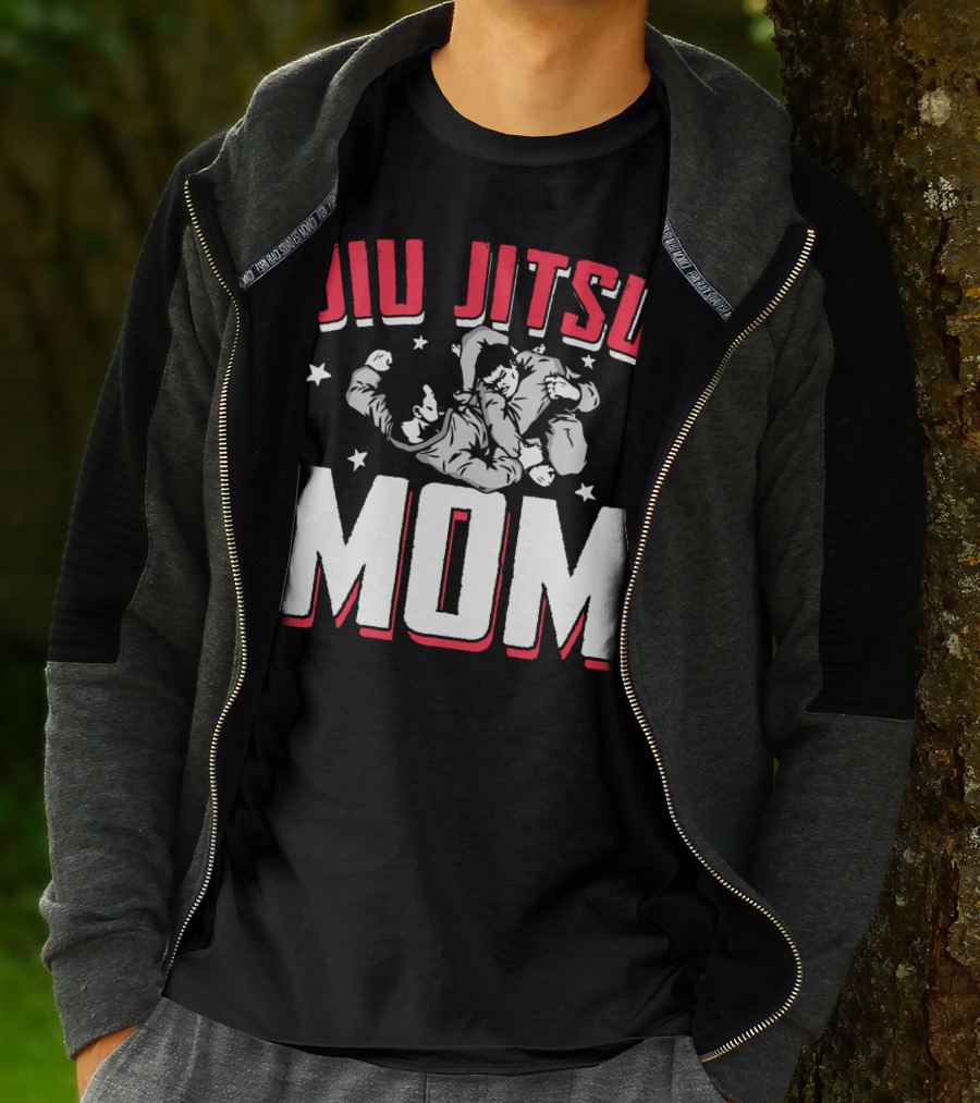 Jiu Jitsu Mom Stars Martial Arts Player T-Shirt