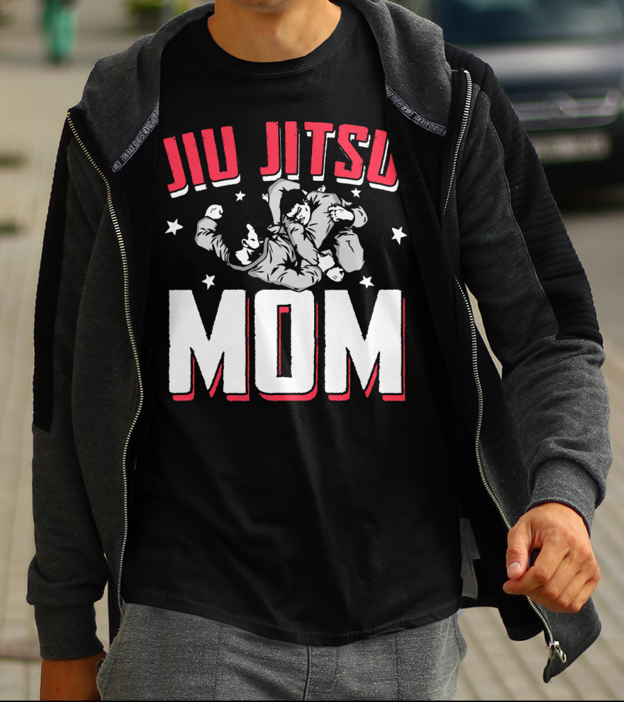 Jiu Jitsu Mom Stars Martial Arts Player T-Shirt