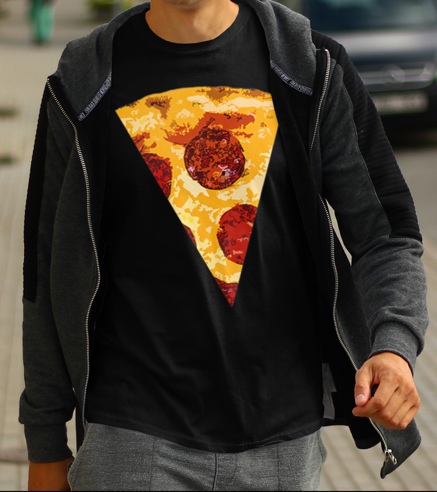 Kids Parent Child Matching Pizza Slice19 T-Shirt