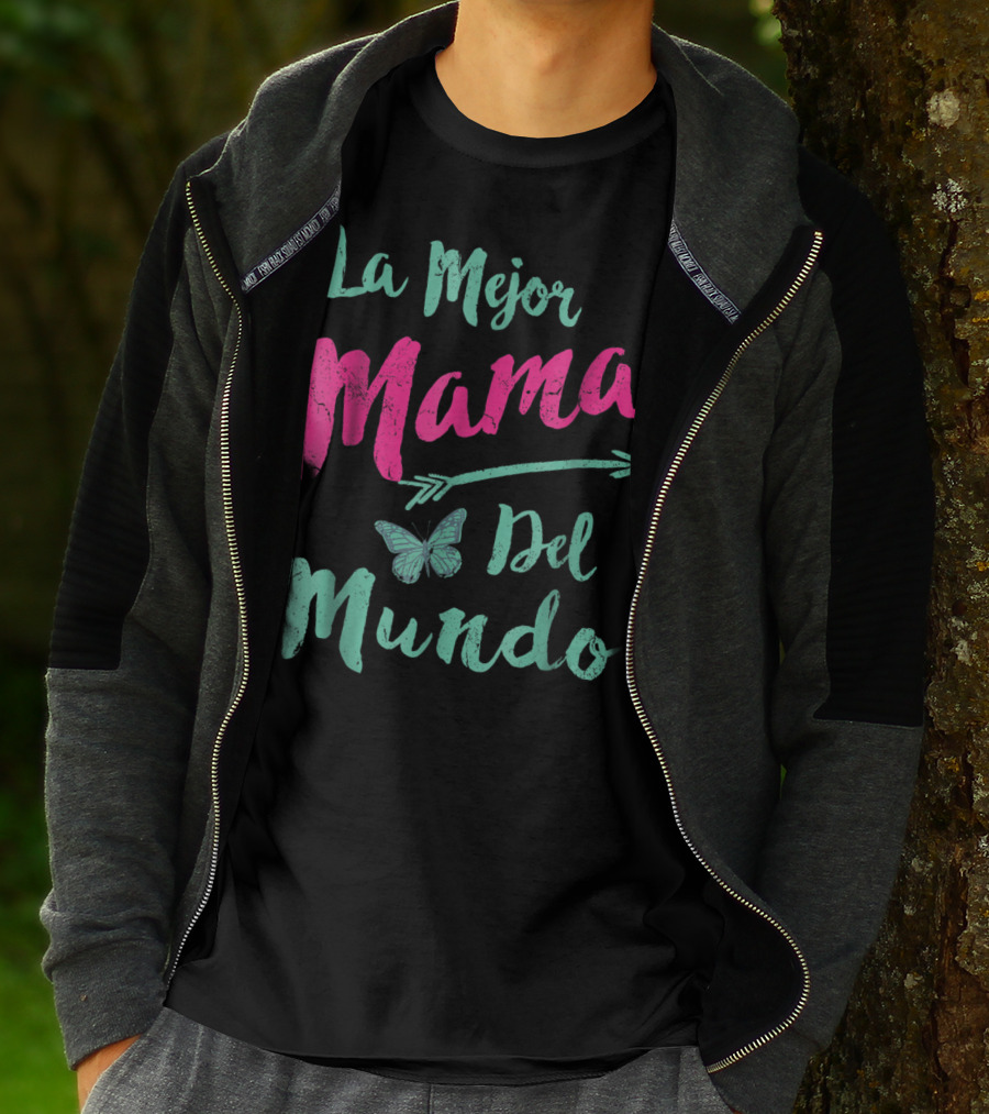 La Mejor Mama Del Mundo Mariposa Flecha T-Shirt