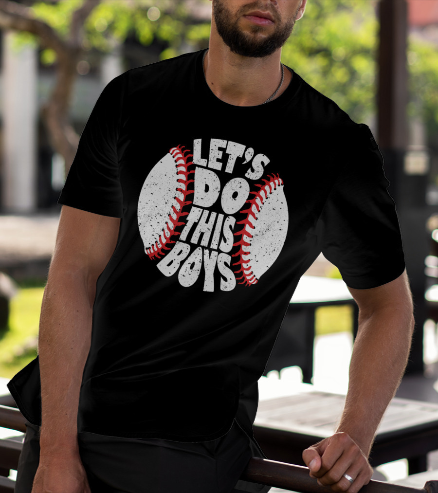 Let's Do This Boys Baseball Spirit T-Shirt