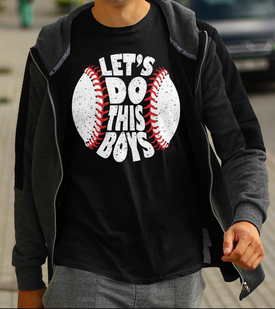 Let's Do This Boys Baseball Spirit T-Shirt