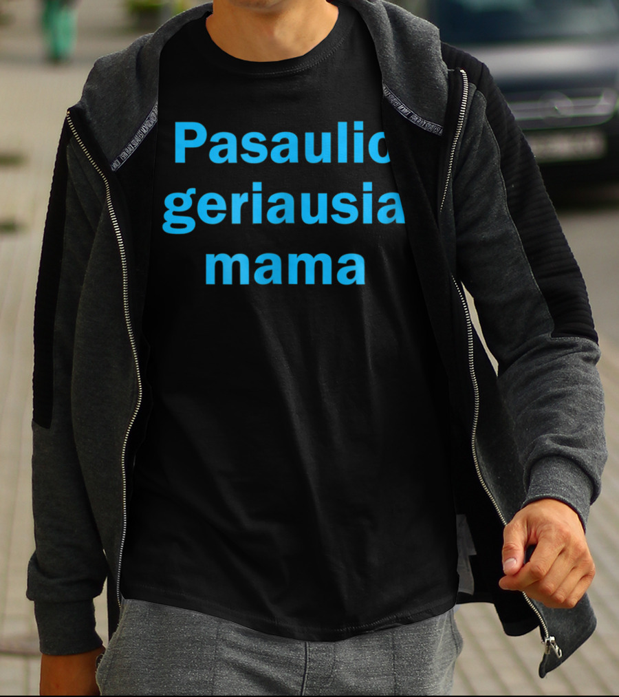 Pasaulio Geriausia Mama Lithuanian World's Best T-Shirt