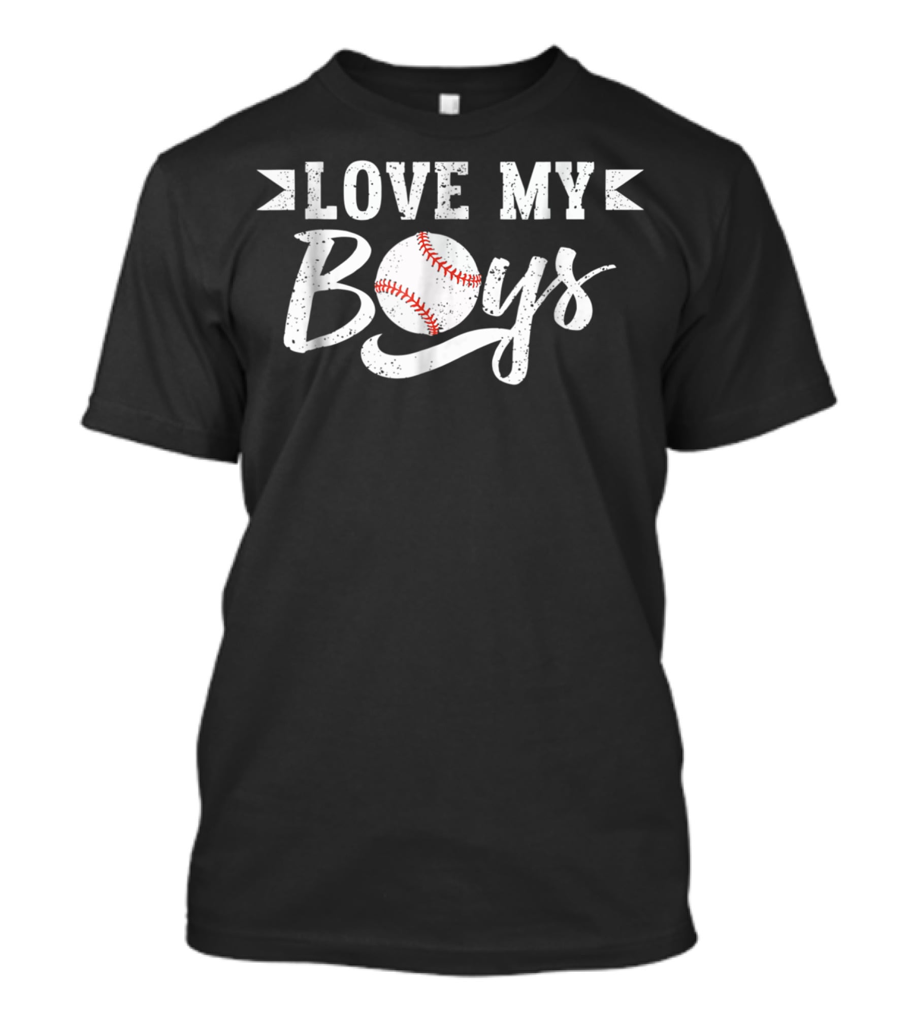 Love My Boys Baseball Softball Cheer T-Shirt