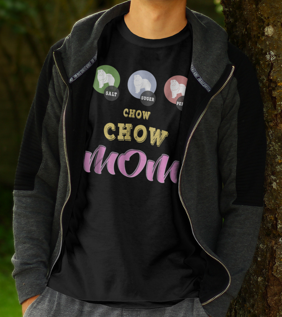 Salt Sugar Pepper Chow Chow Mom T-Shirt