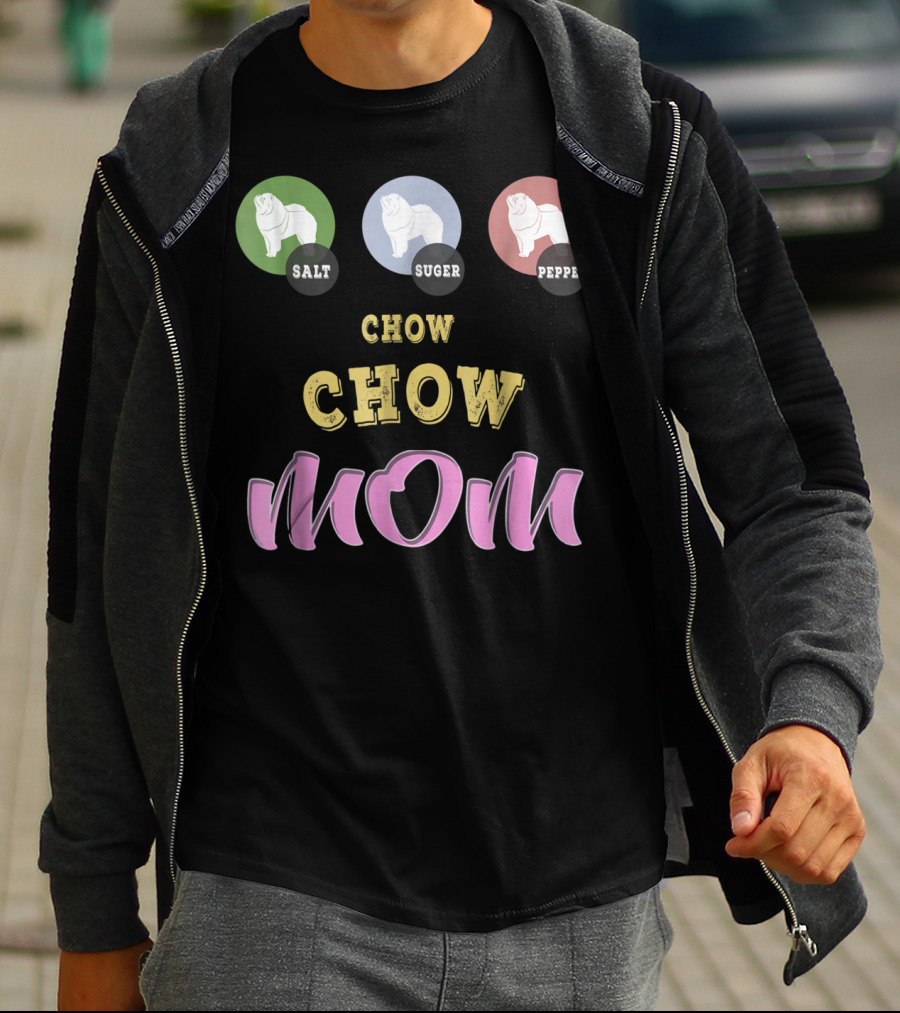 Salt Sugar Pepper Chow Chow Mom T-Shirt