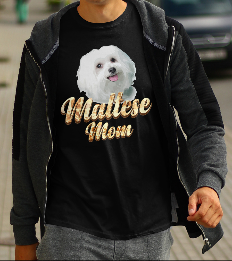 Maltese Mom Dog Lover Mother's Day Gift T-Shirt