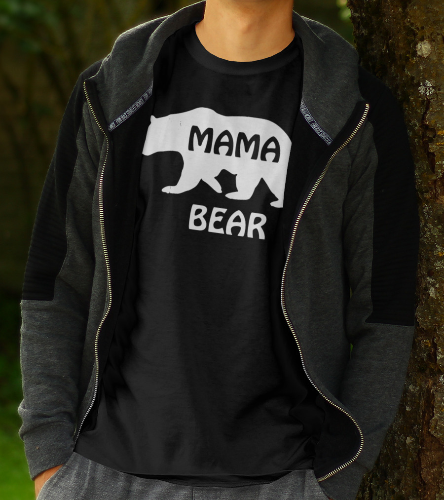 Mama Bear Great For Mother Mom Mommy Birthday T-Shirt
