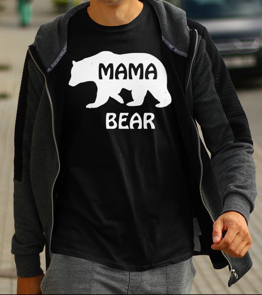 Mama Bear Great For Mother Mom Mommy Birthday T-Shirt