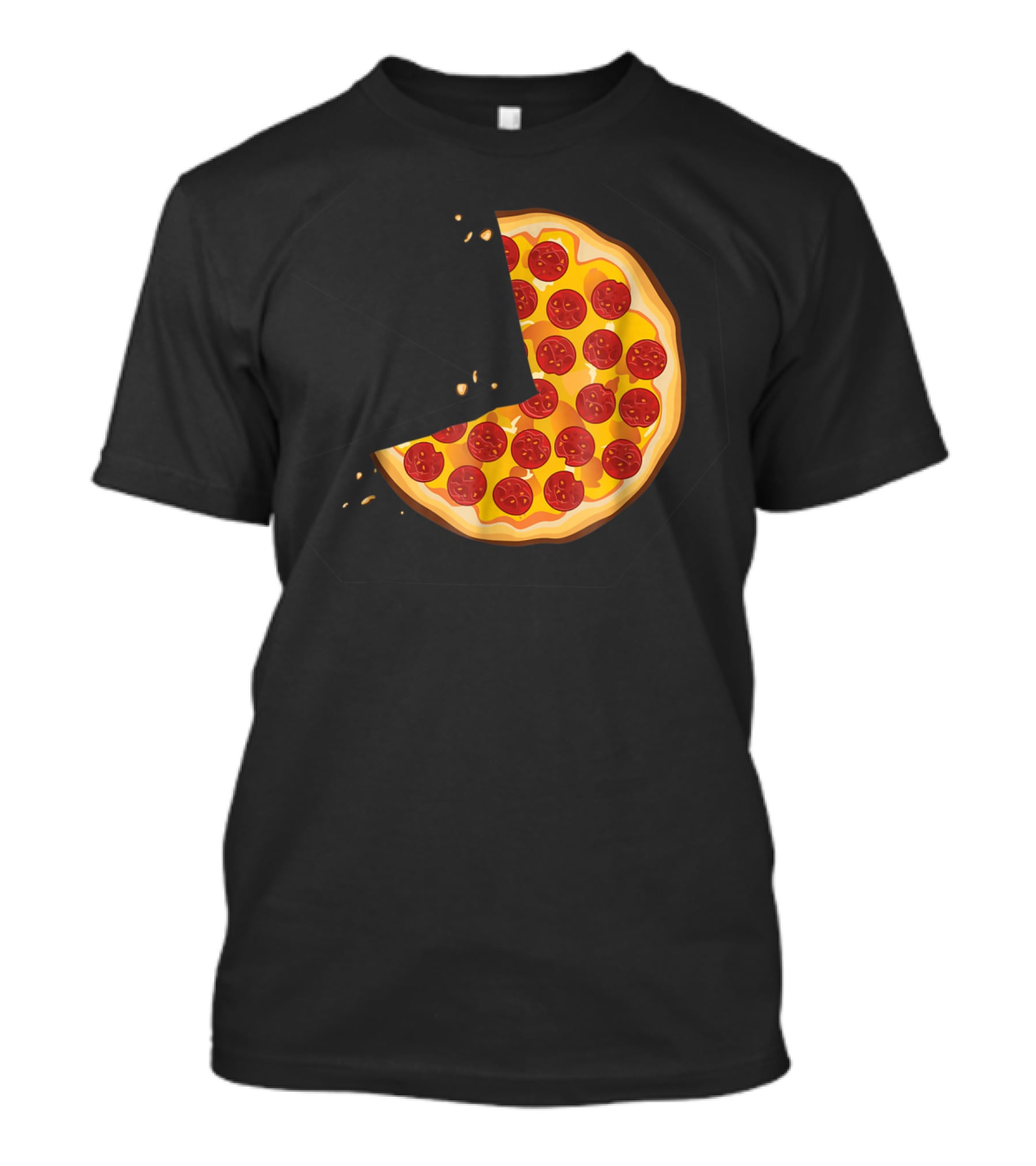Matching Pizza Slice With 2 Kids Babies Twins Funny81 T-Shirt