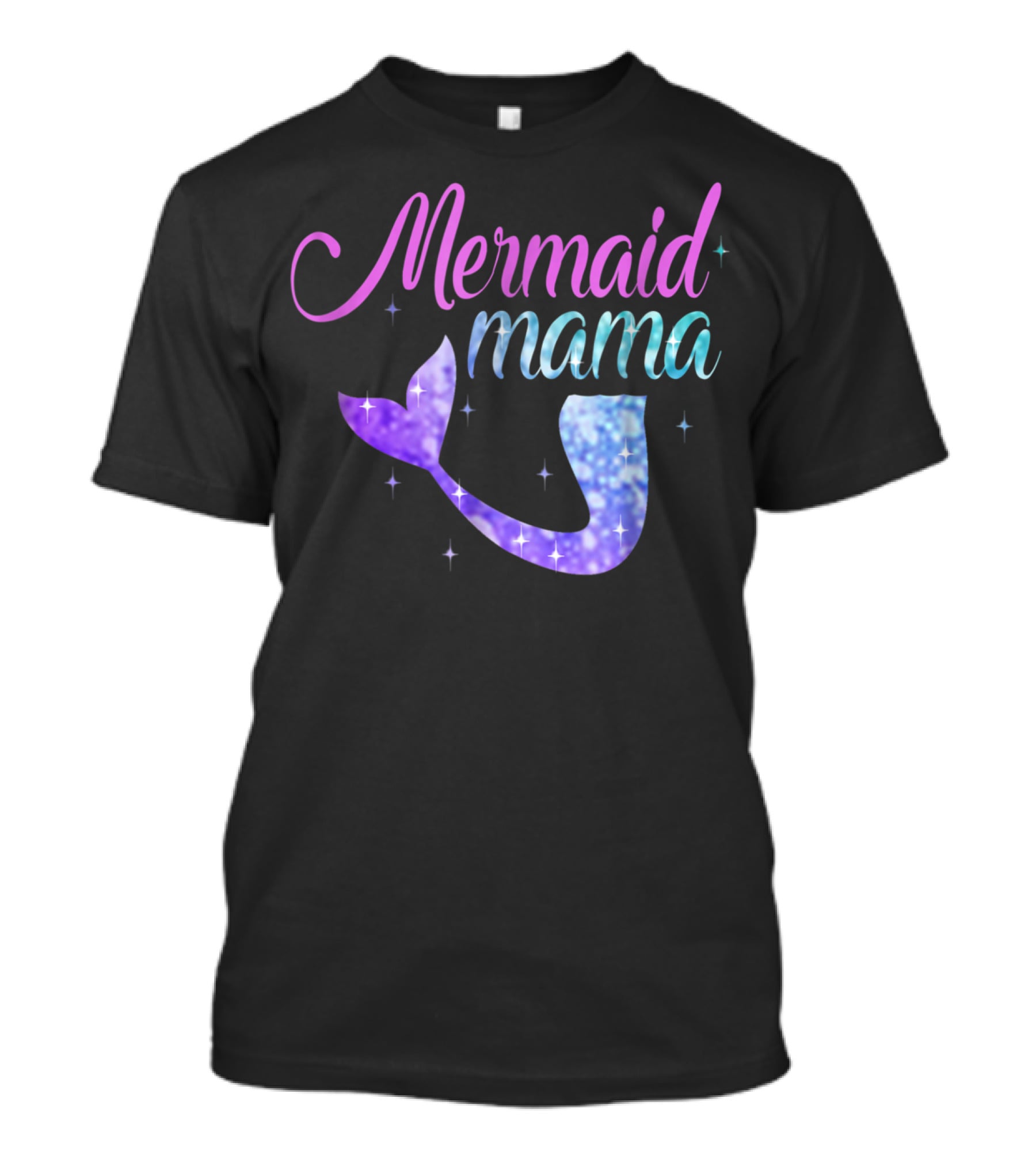 Mermaid Mama Sparkling Tail T-Shirt