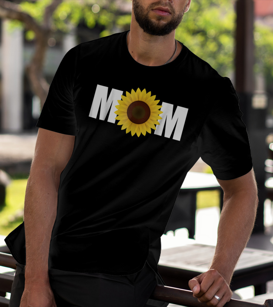 MOM Sunflower Floral T-Shirt