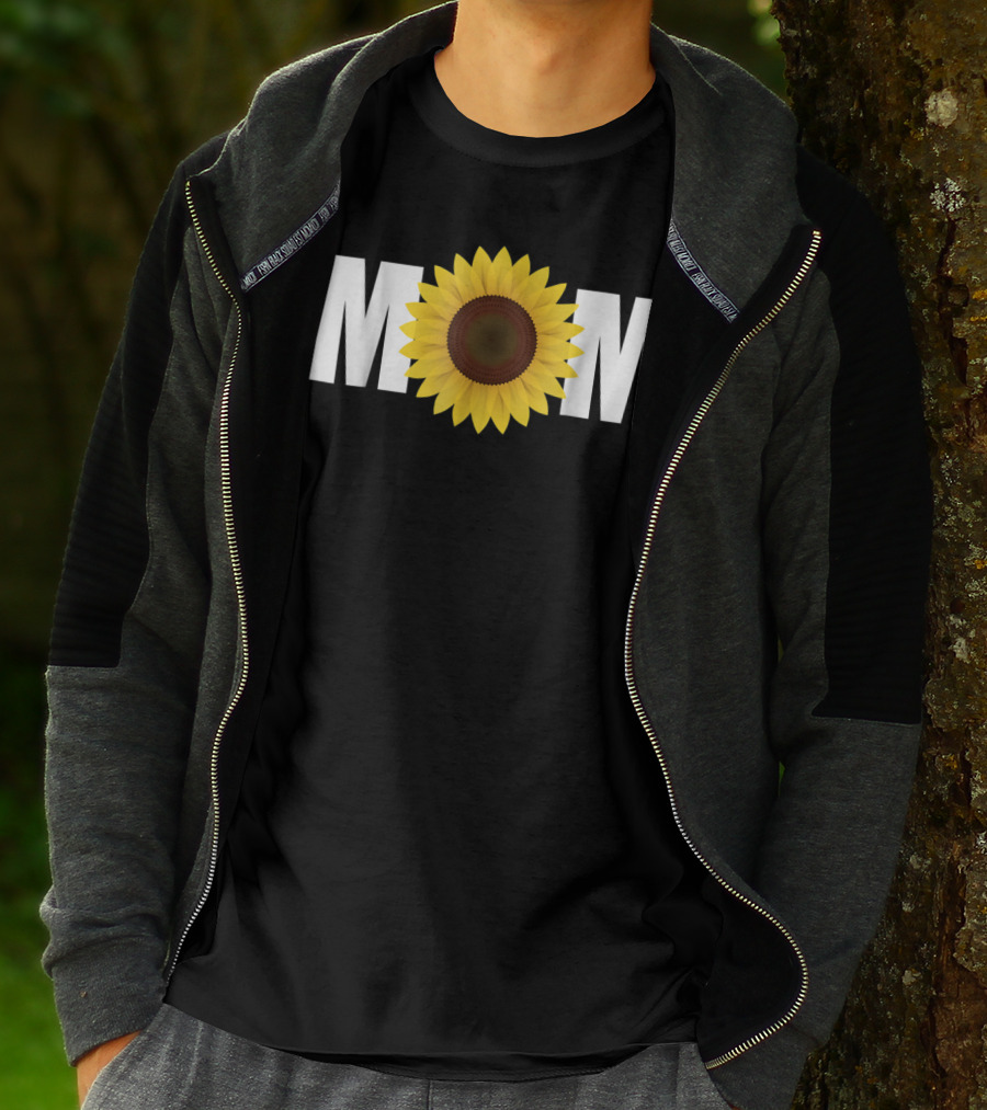 MOM Sunflower Floral T-Shirt