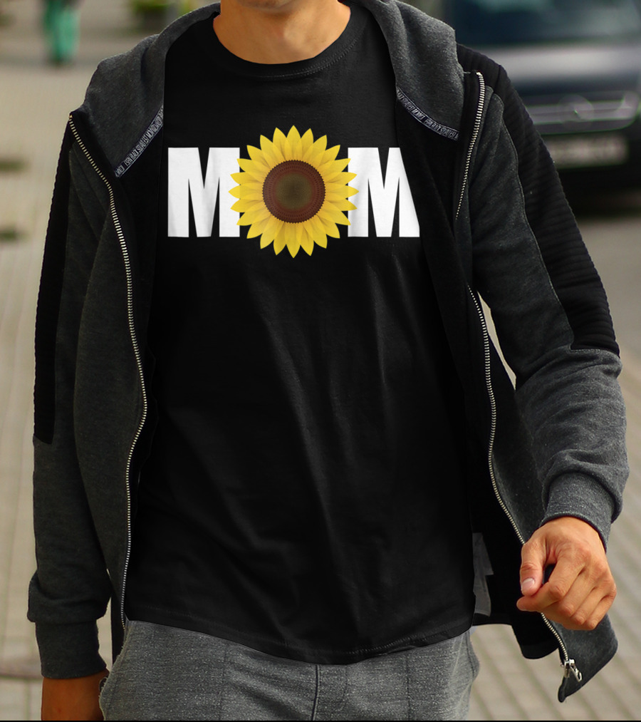 MOM Sunflower Floral T-Shirt