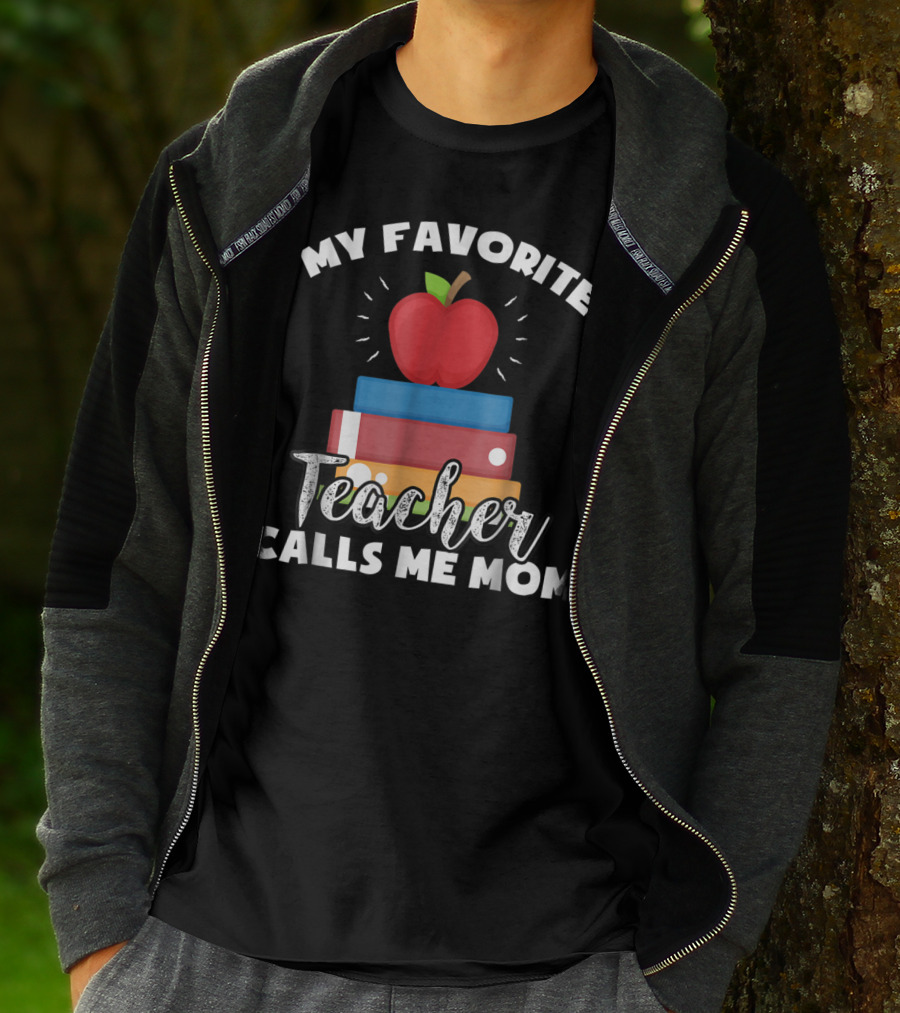 My Favorite Teacher Calls Me Mom Apple Books Vintage Teacher T-Shirt
