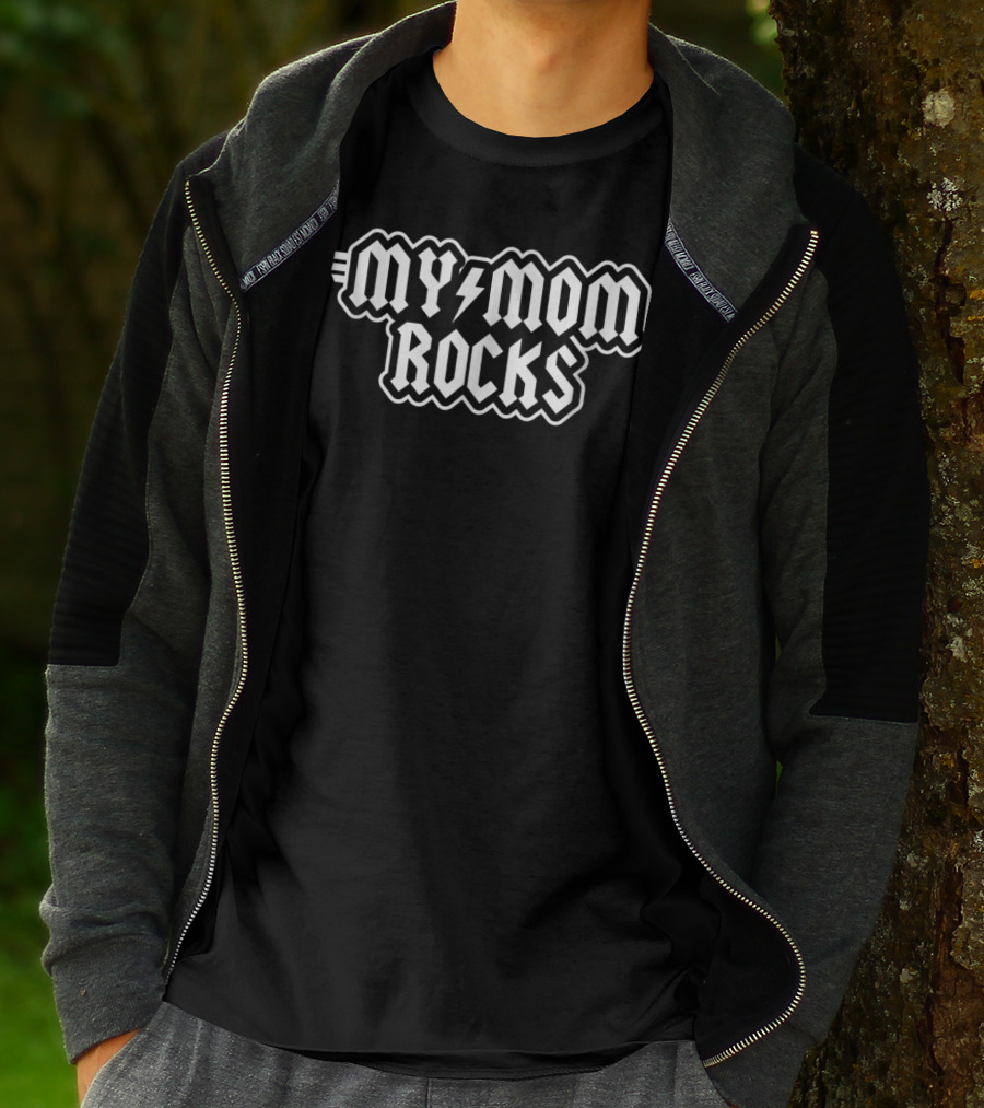 MY MOM ROCKS ACDC T-Shirt