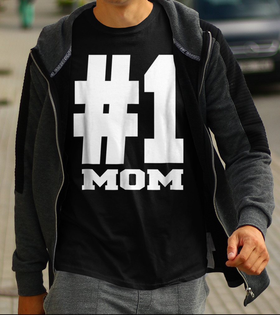 1 Mom Tees Number One Mom Fancy S68 T-Shirt