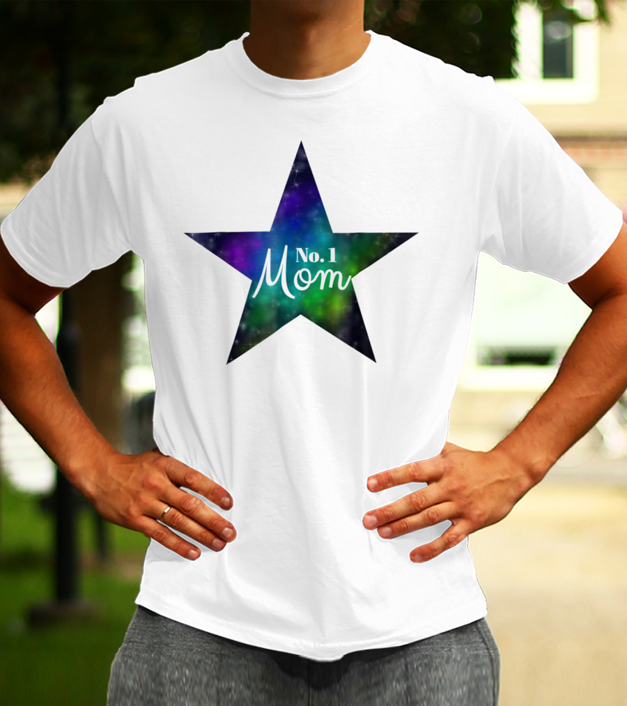 No. 1 Mom Star Galaxy Best Mom In The World T-Shirt