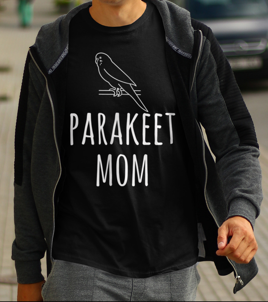 Parakeet Mom Budgie Lover Woman Tee42 T-Shirt