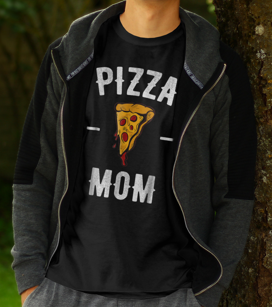 Pizza Mom Pizza Lover Pizza Slice T-Shirt