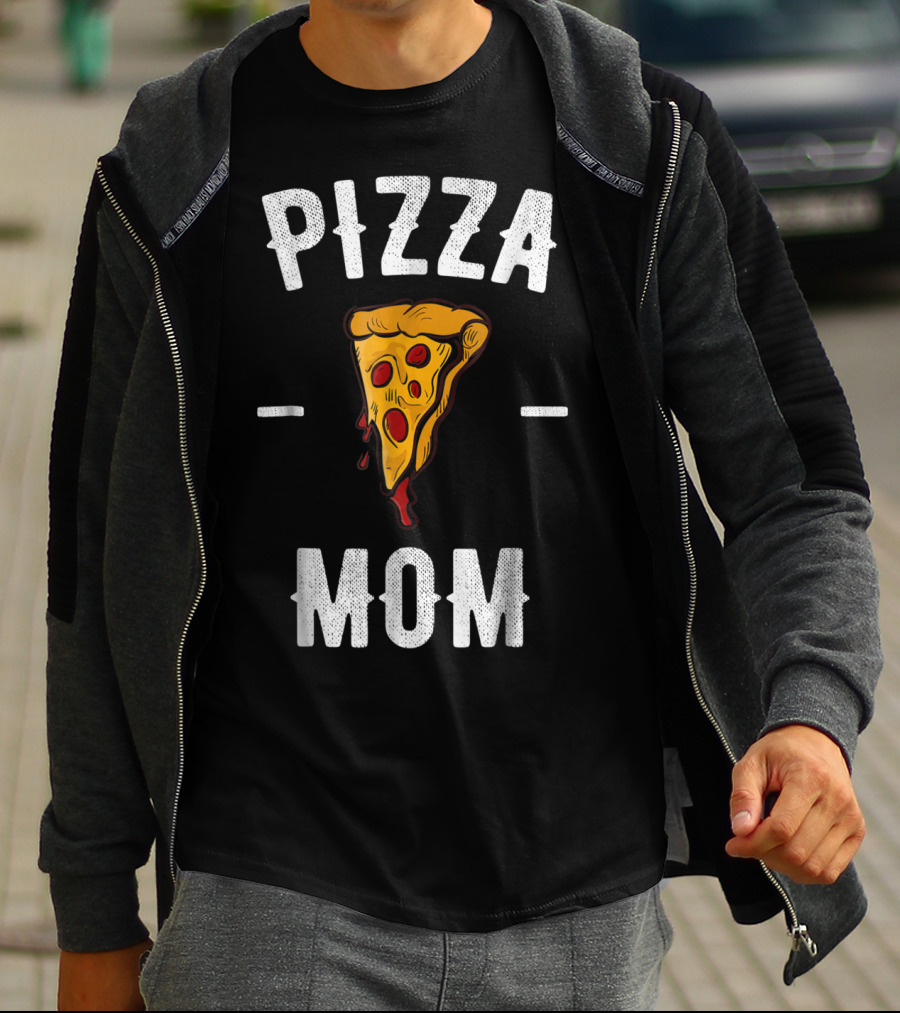 Pizza Mom Pizza Lover Pizza Slice T-Shirt